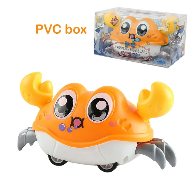 Cute Sensing Crawling Crab Baby Toy