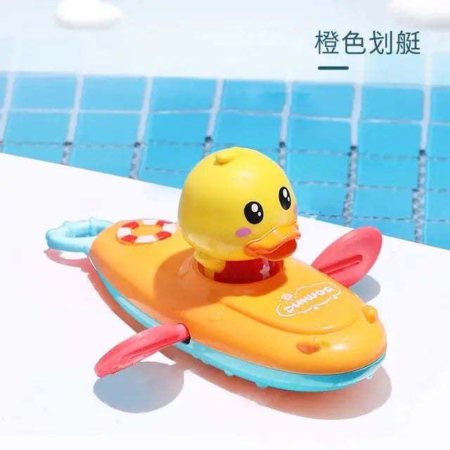 Children's Bath Water Play Toy Chain Rowing Boa