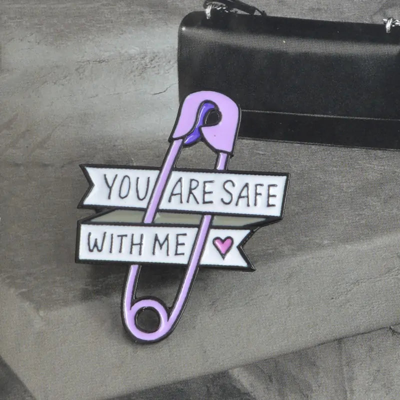 Safety Pin Brooches