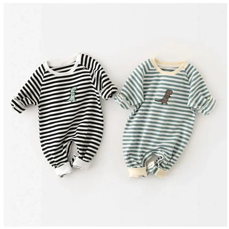 Newborn Baby Striped Rompers